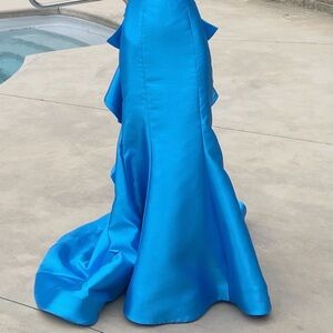 Sherri Hill Vibrant Blue Prom Dress